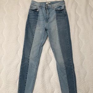 Forever 21 duo color jeans